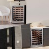 Ca'Lefort 24 Inch Wine Cooler Refrigerator - 54 Bottles Wine Fridge with Glass Door - 4 of 4