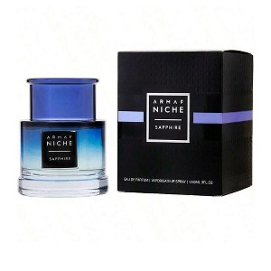 Armaf Niche Saphire By Armaf Men Pink Pepper, Grapefruit, Woody Notes, Ambergris Eau De Parfum Spray 3 Oz - 1 of 1