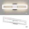 Claxy White Bathroom Vanity Light Modern Wall Sconce - 4 of 4