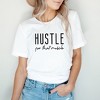 Simply Sage Market Women's Hustle For That Muscle Short Sleeve Graphic Tee - 2 of 3