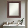 Amanti Art Moab Brown Bronze Non-Beveled Framed Bathroom Vanity Wall Mirror - 4 of 4