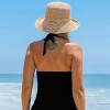 Women's Maternity Black Halterneck Tankini Top Swimsuit - Cupshe - 4 of 4