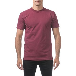 2 Pack Pro Club Men's Comfort Cotton Short Sleeve Crew Neck T-Shirt - 1 of 4