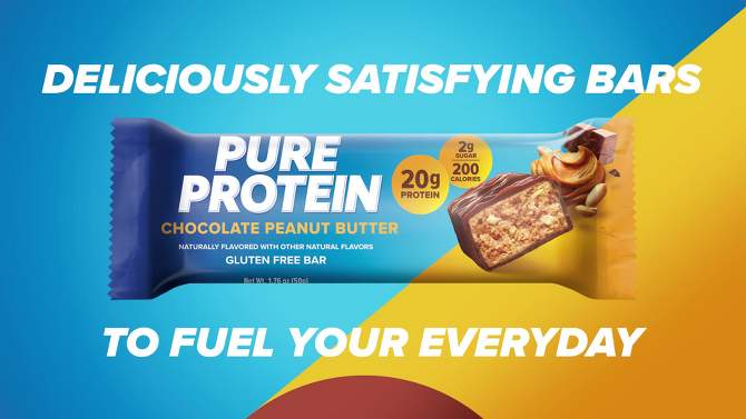 Pure Protein Bar - Cookies &#38; Cream - 12pk, 2 of 8, play video