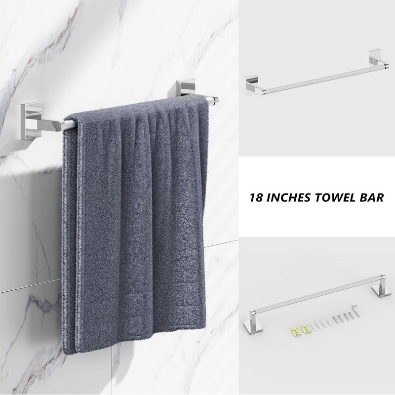 HOMLUX Towel Bar with Embossing, 3 of 9