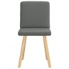 vidaXL Dining Chair Set of 2 Dark Grey - 4 of 4