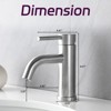 PAGED Single Hole Bathroom Sink Faucet,Bathroom Faucets for Home Sinks - 3 of 4
