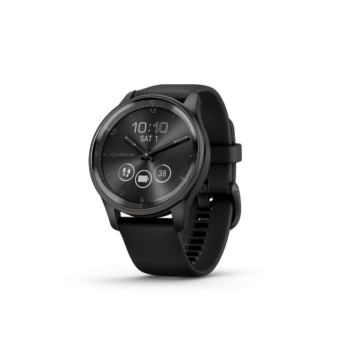 Garmin vivomove® 3, Worldwide, Silver Stainless Steel Bezel with Powder  Gray Case and Silicone Band