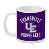 University of Evansville Purple Aces Logo Ceramic Coffee Mug Novelty Gift Mugs for Coffee Tea and Hot Drinks 11oz White - 3 of 4