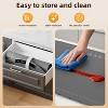 ZAFRO 7-Temp Food Warming Mat, 250W Low Energy Consumption (104°F-212°F), 6H Timer & Child Lock, Ultra-Thin Roll-Up Buffet Hot Plate,Grey - 3 of 4