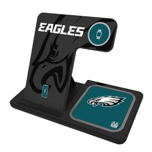 Keyscaper NFL NFC Teams Monocolor Tilt 15-Watt 3 in 1 Charging Station - 1 of 4