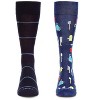 MeMoi Men's 2 Pair Pack Novelty Profession Crew Socks - 2 of 4