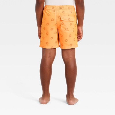 Cat & Jack Boys' Swim Trunks - Cat & Jack™ Orange L — фото 2