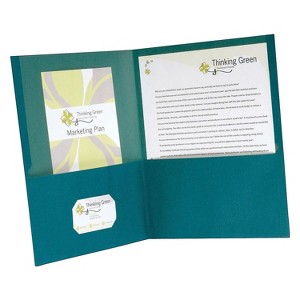 Oxford 2-Pocket Portfolio Folder Blue 10/Pack (00571) 479455 - 1 of 1