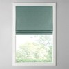 Printed Faux Silk Room Darkening Cordless Roman Shade - 2 of 4