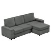 ODK L-Shaped Modular Sectional Sofa, Deep Seated Cloud Couch, Modern Corduroy Couch, Convertible Sofa Lounge, Upholstered Couches for Living Room - 4 of 4