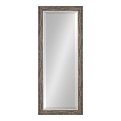 21.5" x 53.5" Woodway Full Length Wall Mirror Gray - Kate & Laurel All Things Decor