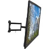 Mount-It! Full Motion TV Wall Mount | Long Arm TV Mount with 24 Inch Extension | Fits 32 to 55 Inch TVs with Up to VESA 400 x 400, 77 Lbs. Capacity - 2 of 4