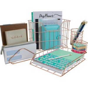 Sorbus 5-Piece desk organizer set for home and office - 1 of 4