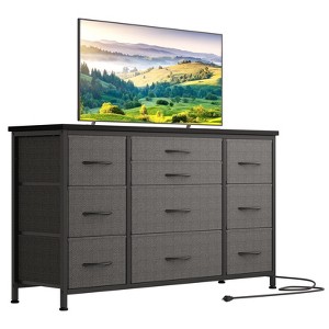 Dresser TV Stand , Media Console Table with 8-10 Drawers, Entertainment Center for 55/50/43 Inch TV - 1 of 4