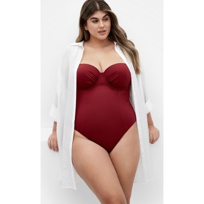 Women's Plus Size Maci Shirt - ivory | CITY CHIC