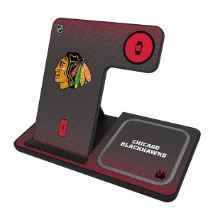 Keyscaper NHL Western Conference Teams Linen 15-Watt 3 in 1 Charging Station - 1 of 4