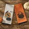 Park Designs Two Crows And Pumpkins Dishtowel Set of 2 - 2 of 3
