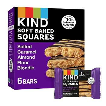 KIND Soft Baked Squares Salted Caramel Blondie - 6ct/8.5oz