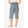 Woman Within Plus Size Convertible Length Cargo Capri/Bermuda - 3 of 4