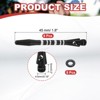 Unique Bargains Medium 2BA Thread Aluminum Dart Shafts with Rubber Rings for Steel Tip 8 Pcs - 2 of 4