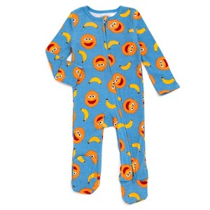 Ms. Rachel Floral Baby Girls Zip Up Sleep N' Play Coverall Newborn to Infant - 1 of 4