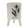 Melrose Footed Foliage Print Planter (Set of 3) - 3 of 4