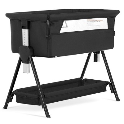 Image of Dream On Me JPMA Certified Lilly Bassinet & Bedside Sleeper in Black