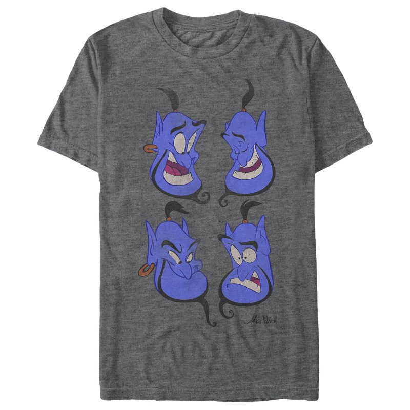 Men's Aladdin Genie Emotions T-Shirt, 1 of 5