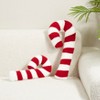 Saro Lifestyle Candy Cane Twist Poly Filled Throw Pillow - 3 of 3