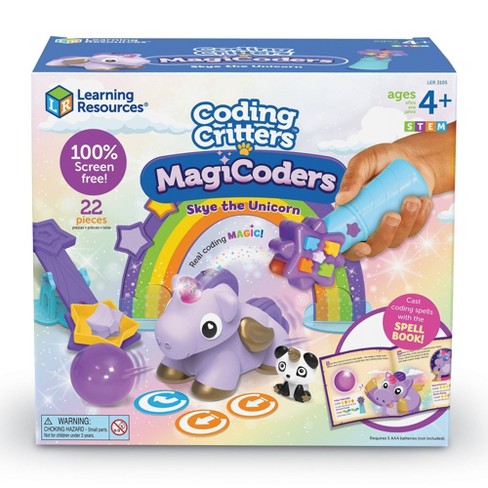  Learning Resources Coding Critters Ranger & Zip,22 Piece Set,  Ages 4+, Screen-Free Early Coding Toy for Kids, Interactive STEM Coding  Pet, Gifts for Boys and Girls : Toys & Games