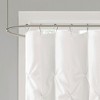 PAGED 72x72 Inch Shower Curtain Modern Semi-Sheer Shower Curtain with Tufting for Bathroom, Machine Washable - 4 of 4