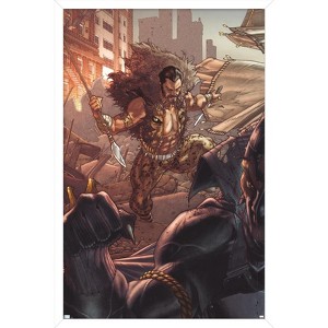 Trends International Marvel Kraven The Hunter - Black Panther: The Man Without Fear #519 Framed Wall Poster Prints - 1 of 4