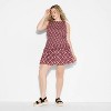 Women's High Neck Smocked Mini A-Line Dress - Wild Fable™ - 2 of 3