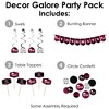 Big Dot of Happiness Maroon Grad - Best is Yet to Come - Burgundy Graduation Party Supplies Decoration Kit - Decor Galore Party Pack - 51 Pieces - 2 of 4