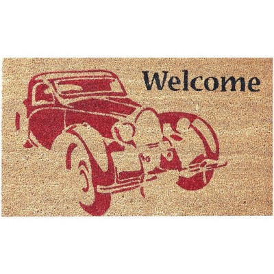 Envelor Coir Door Mat with Non-Slip Rubber Backing