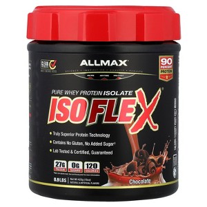 ALLMAX ISOFLEX®, Pure Whey Protein Isolate, Chocolate, 0.9 lbs (425 g) - 1 of 4
