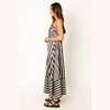 Petal and Pup Brea Maxi Dress - Black Stripe XL - 2 of 4