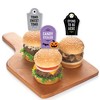 Big Dot of Happiness Cute and Colorful Tombstones - Dessert Cupcake Toppers - Kids Halloween Party Clear Treat Picks - Set of 24 - 3 of 4