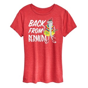 Women's - Disney - Straight Outta Bermuda Short Sleeve Graphic T-Shirt - 1 of 4