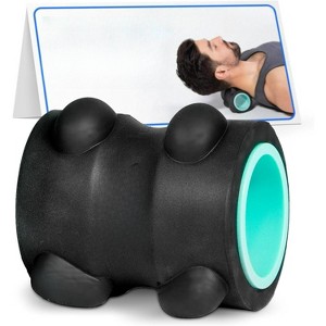 Massage Roller for Neck, Back, Spine Pain & Headache Relief, 4 inch High-Density Foam with Pressure Release - 1 of 4