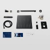 PAGED Shower Faucet Set Wall Mounted Rain Shower Head with 10" Rainfall Shower Head and Handheld Shower Faucet for Bathroom, Restroom - 2 of 4