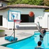 Gymax Adjustable Poolside Basketball Hoop System 3.8 to 4.4 Feet in Height - 2 of 4