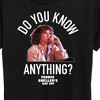 Women's - Ferris Bueller's Day Off - Do You Know Anything Short Sleeve Graphic T-Shirt - 2 of 4