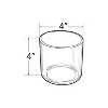 Azar Deluxe Pencil Holder Clear (556334) - 2 of 3